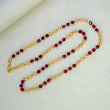 Classic Golden Beads Crystal Chain For Women - K Supreme