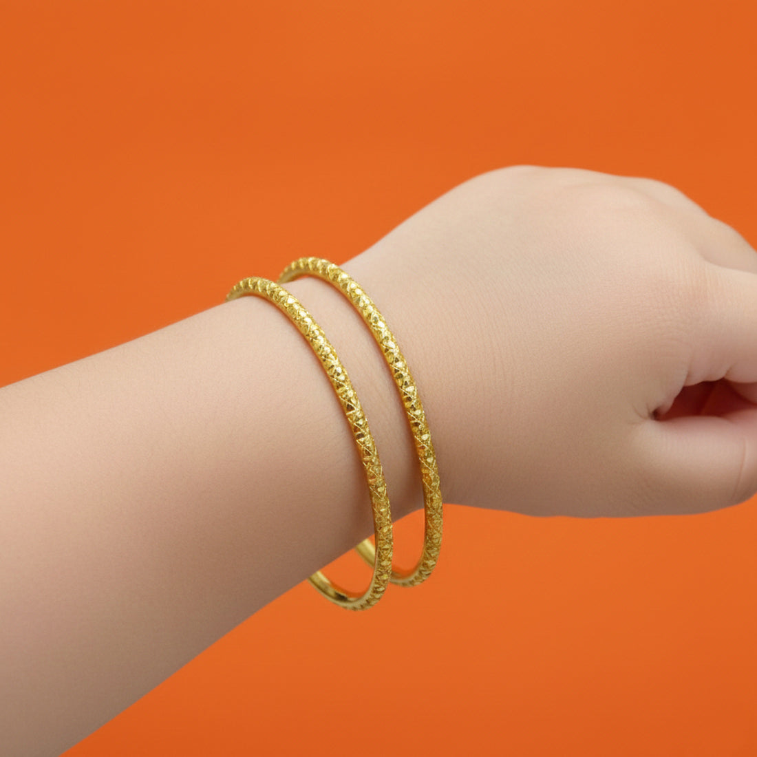 cute-micro-gold-plated-bangles-for-babie