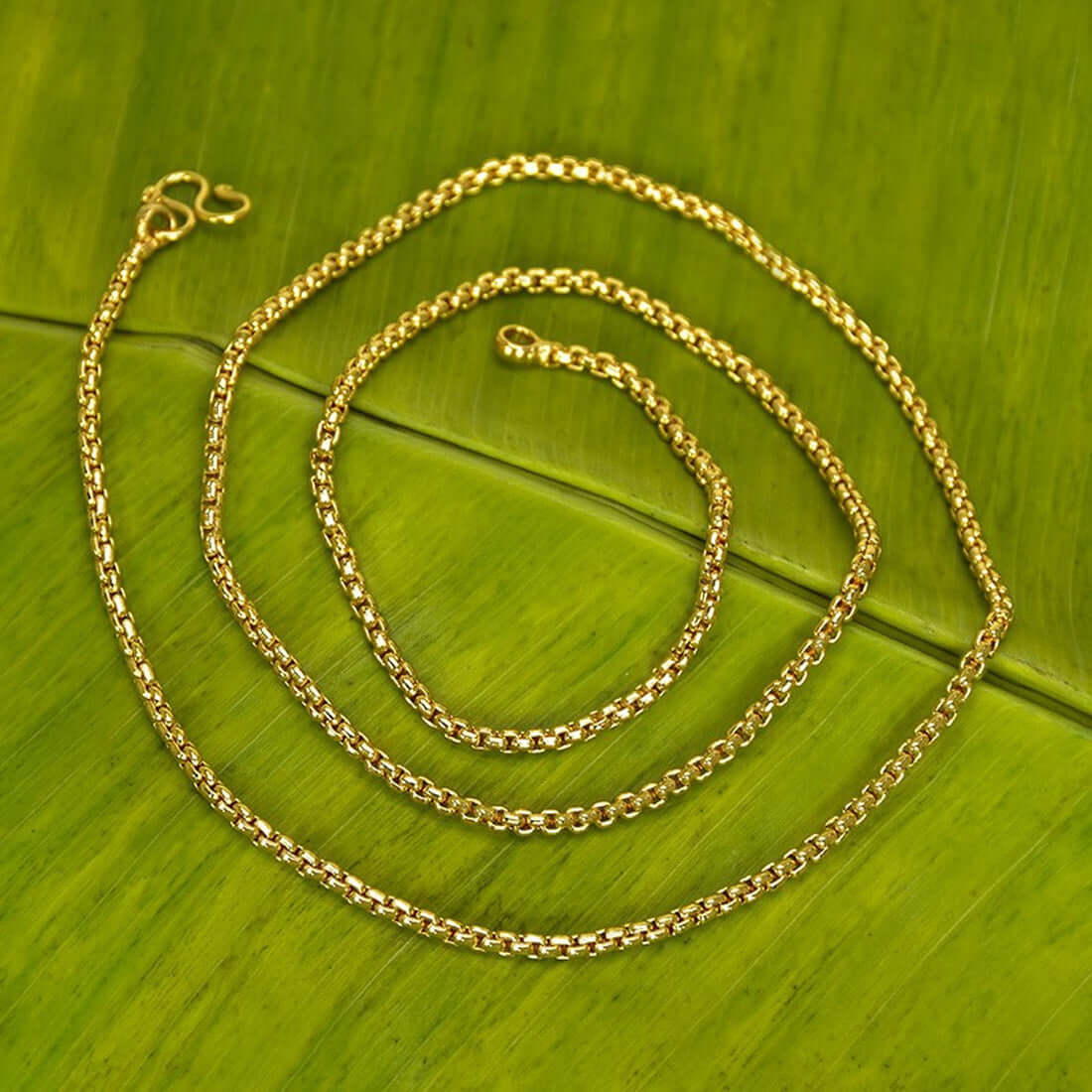 Daily Wear Gold Plated Nice Cutting Chain - K Supreme