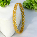 Daily Wear Gold Plated Zigzag Bangles - K Supreme