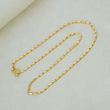 Delicate Gold - Plated Designer Thara Chain - 18" - K Supreme