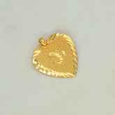 Designer Small Gold Plated Heart Om Thali Pendant - K Supreme