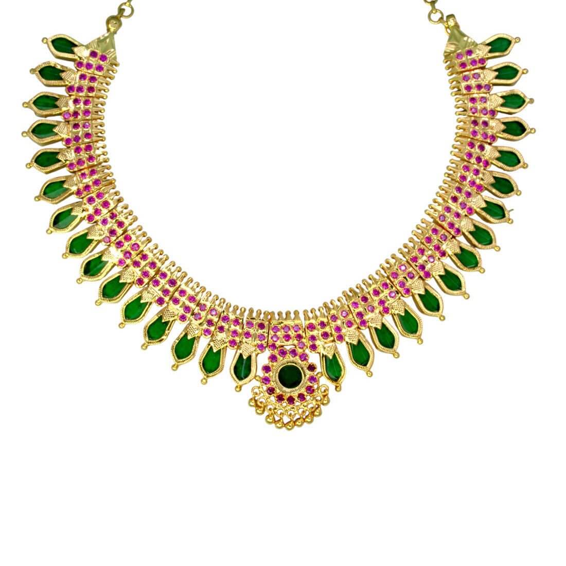 Enchanting Kerala Heritage Nagapadam Choker Necklace - K Supreme
