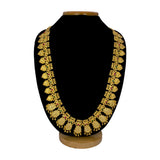 Ethnic Gold Plated Ruby Emerald Dashavatharam Long Chain - KSupreme