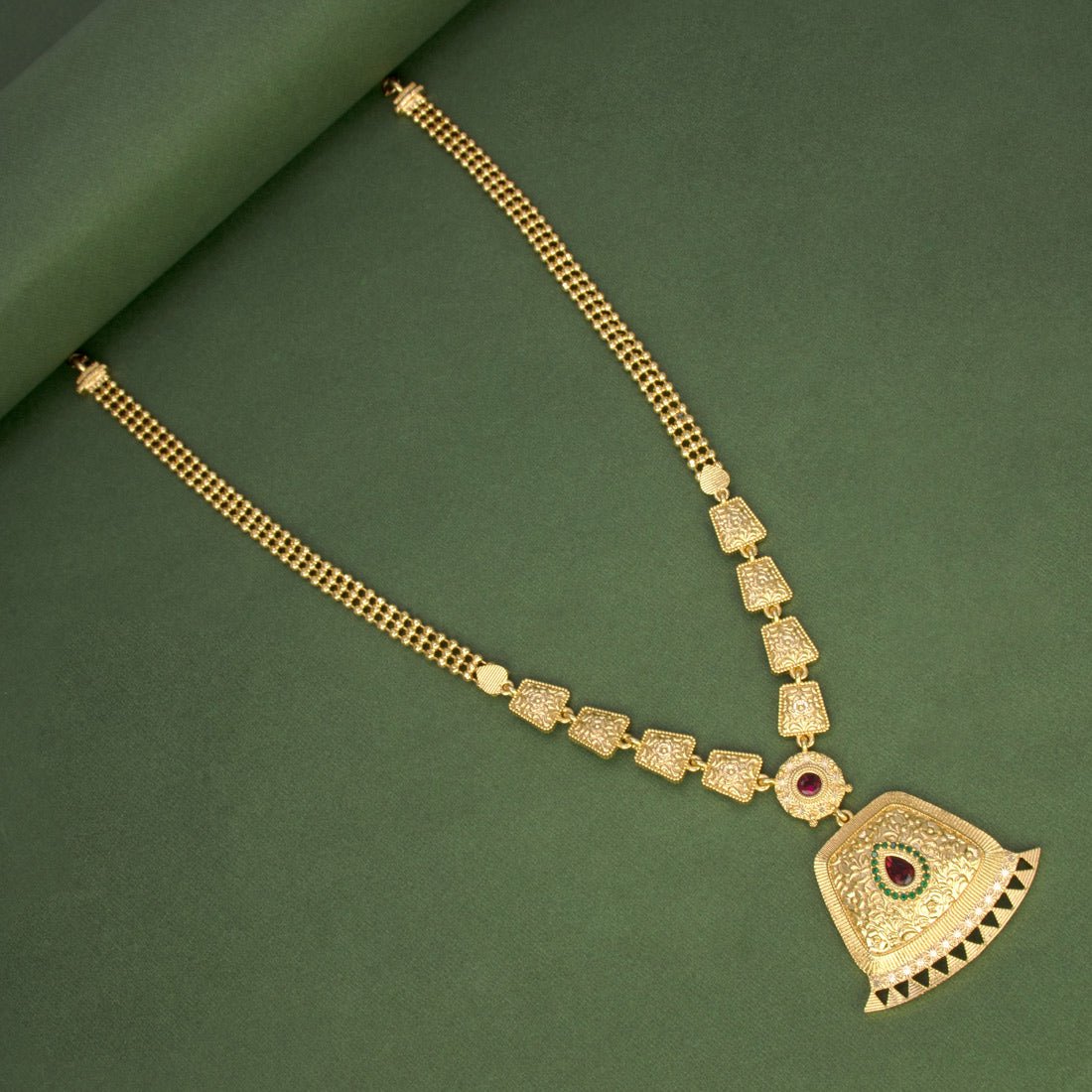 Expand Elegant Classic Design Gold Plated Long Necklace - KSupreme