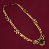 Exquisite Premium Gold Plated Jasmine Palakka Long Necklace - K Supreme
