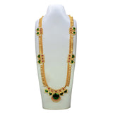 Exquisite Premium Gold Plated Jasmine Palakka Long Necklace - K Supreme