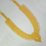 Gold Plated Broad Bridal Mango Long Necklace - K Supreme