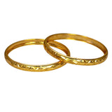 Gold Plated Designer MC Pipe Bangles for Women - K Supreme