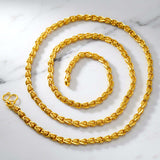 Gold Plated Designer Spring Boxuri Chain - K Supreme