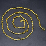 Gold Plated Simple Bead Chain - K Supreme