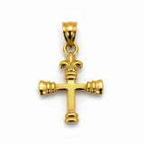 Gold Plated Small Christian Cross Pendant - K Supreme