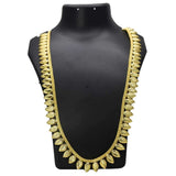 Gold Plated Traditional Leaf Bridal Long Chain