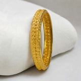 Golden Designer Daily Wear Medium Bangle - K Supreme