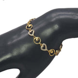 Gorgeous Heart Design Synthetic Stones Ladies Bracelet - KSupreme