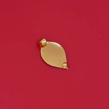 Kerala Gold Plated Plain Thali Pendant - K Supreme