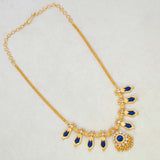 Kerala Traditional Simple Nagapadam Necklace - 4 Stones - K Supreme
