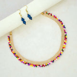 Kids Fashion Mesh Crystal Beaded Necklace Set - K Supreme