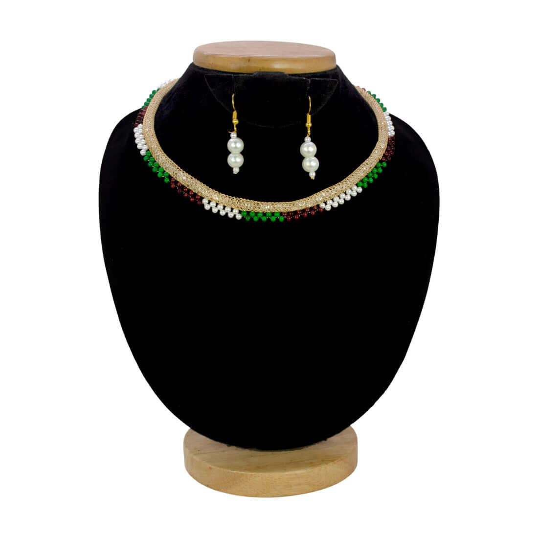 Kids Fashion Mesh Crystal Beaded Necklace Set - K Supreme