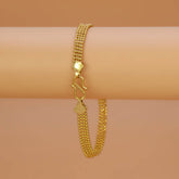Ladies Gold Plated Lee chain Bracelet - K Supreme