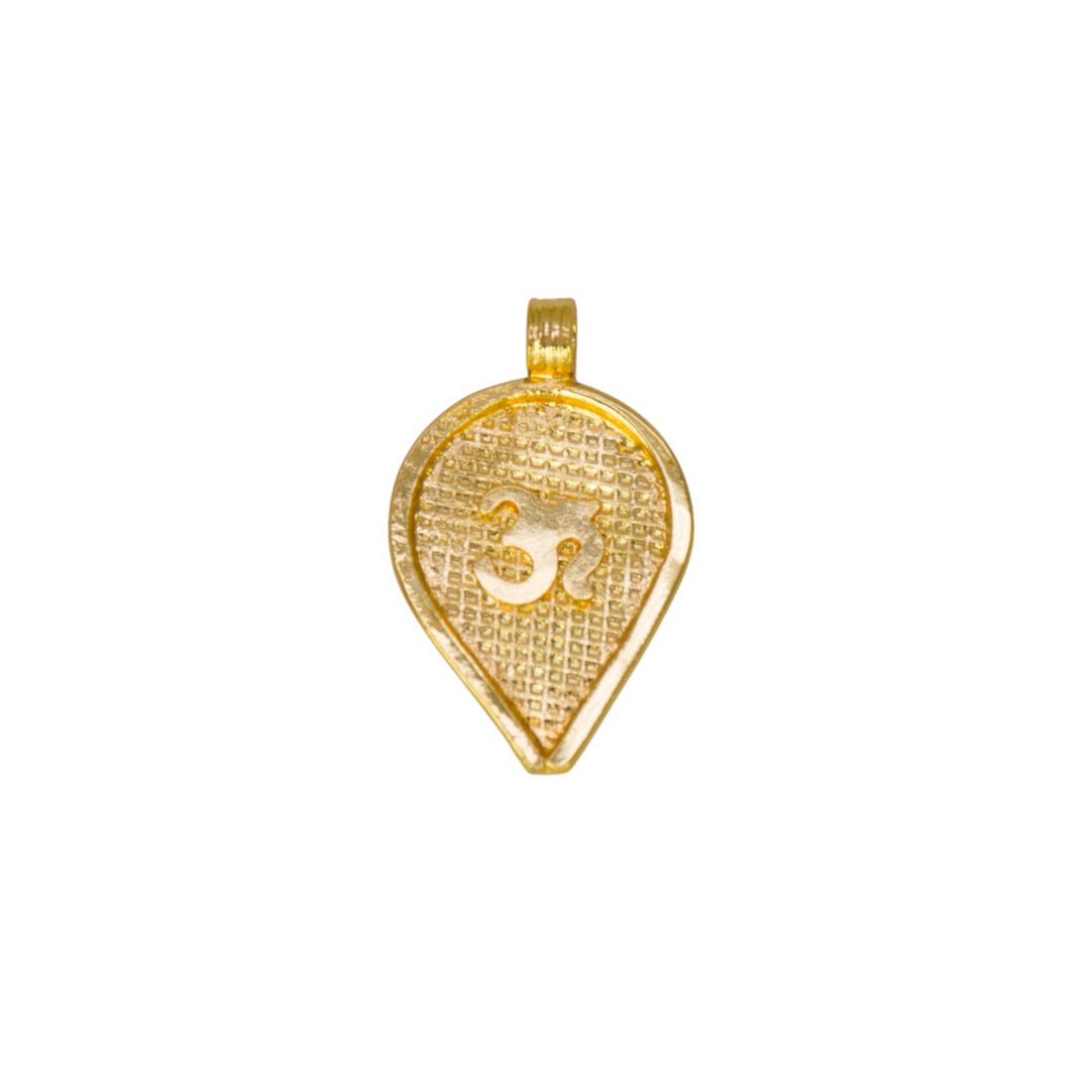 Micro Gold Plated Traditional Om Thali Pendant - KSupreme