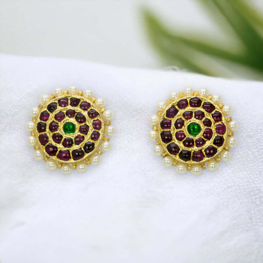 Original Temple Jewellery Kemp RG Stones Medium Ear Studs - K Supreme