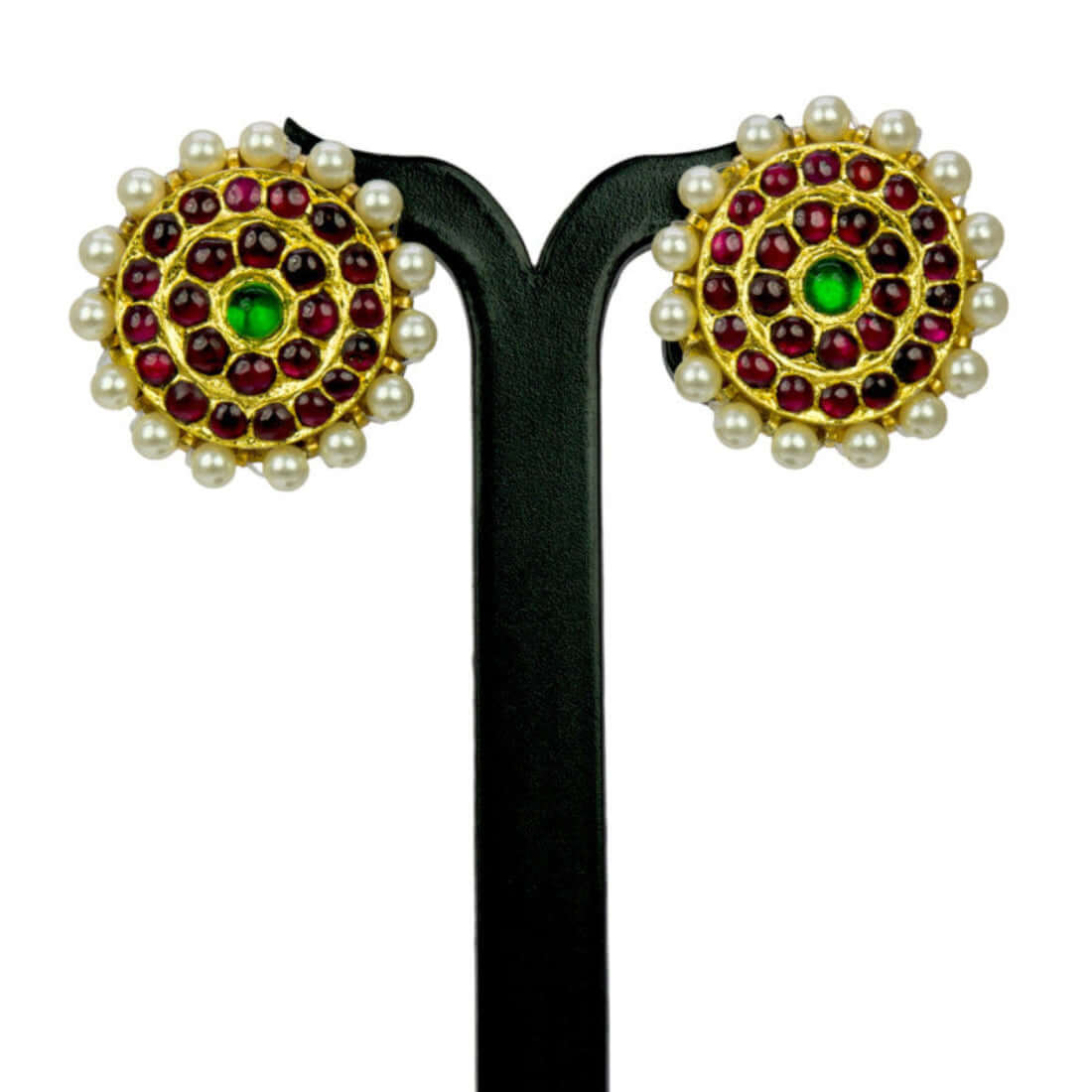 Original Temple Jewellery Kemp RG Stones Medium Ear Studs - K Supreme