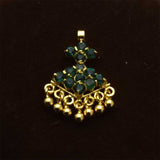 Premium Gold Plated Small Semi Precious Stone Adial Pendant - K Supreme