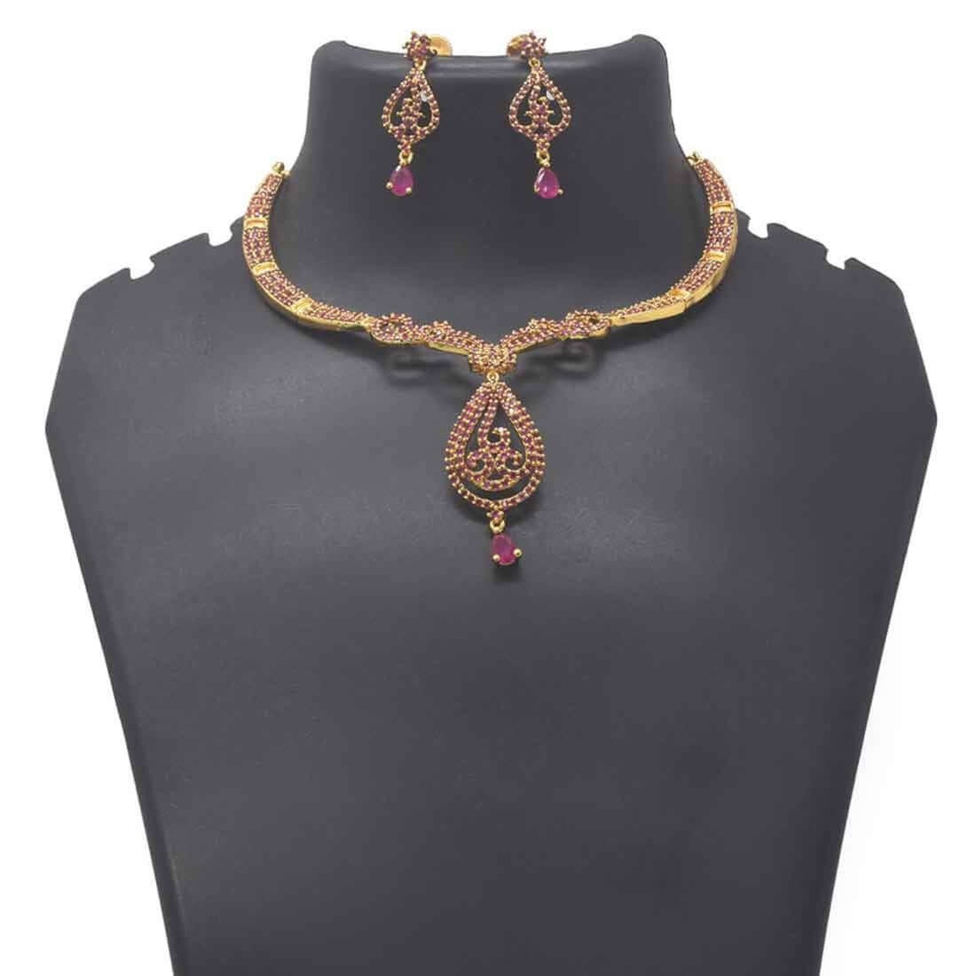 shimmering-premium-gold-plated-ruby-necklace-set--dmo