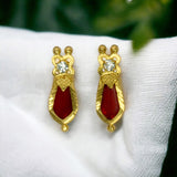 Single Gold Plated Nagapadam Ear Studs