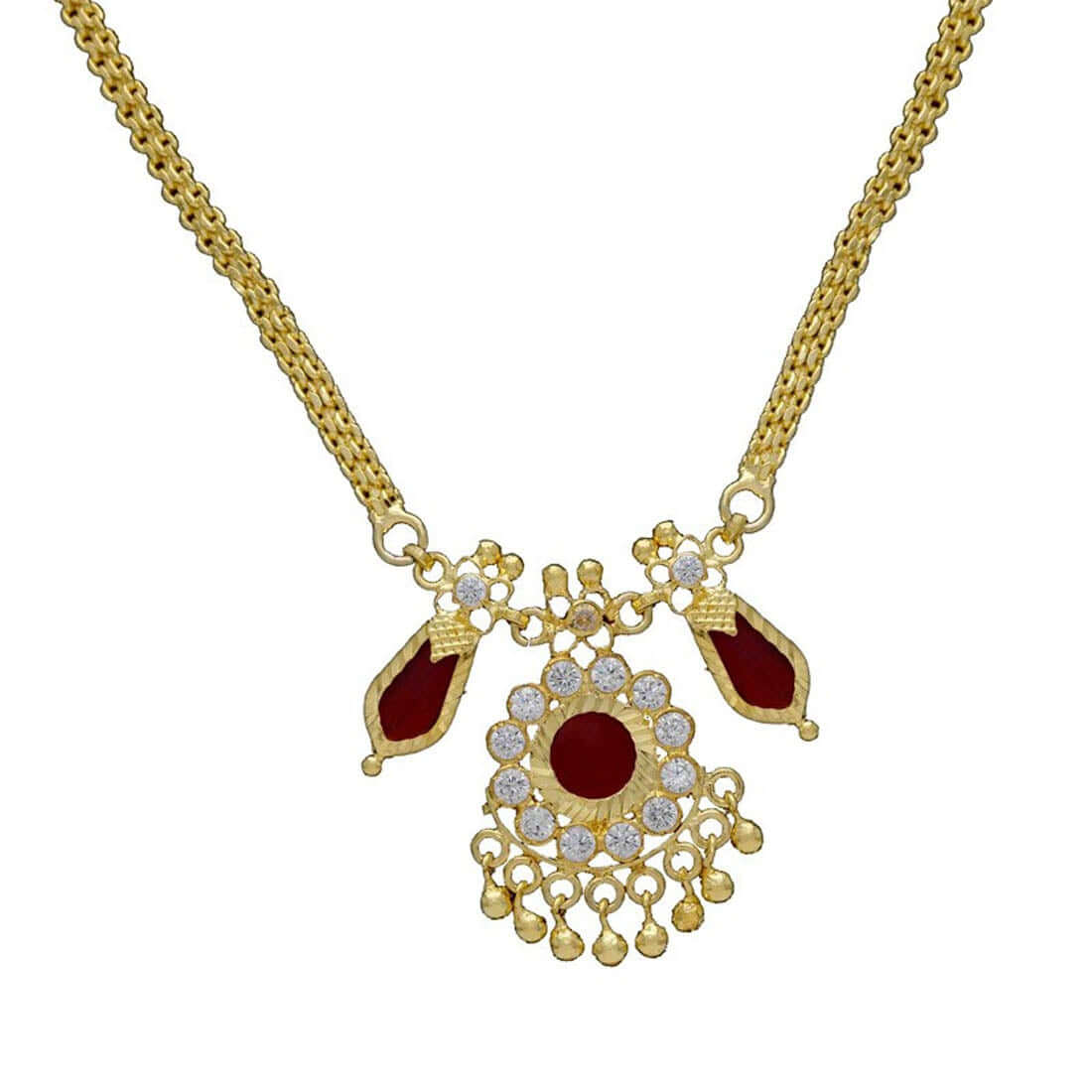 single-red-nagapadam-necklace