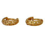 Small Gold Plated Mini Hoop Earrings For Kids - K Supreme