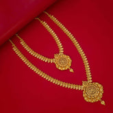 Matte Gold Plated Mango Bridal Jewellery Set