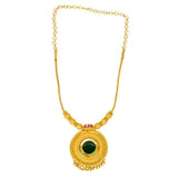 South Indian Traditional Gold - Plated Pendant Necklace - K Supreme