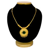 South Indian Traditional Gold - Plated Pendant Necklace - K Supreme
