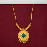 South Indian Traditional Gold - Plated Pendant Necklace - K Supreme