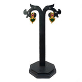 South Traditional Gold Plated Palakka Ear Studs - K Supreme