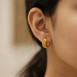 Stunning Beaded Design Hoop Earrings - K Supreme