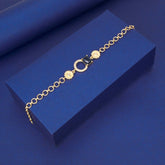 Stunning Gold Plated CZ Stone Round Designer Ladies Bracelet - K Supreme