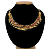 Stunning Gold Plated Jasmine Buds Stone Necklace - K Supreme