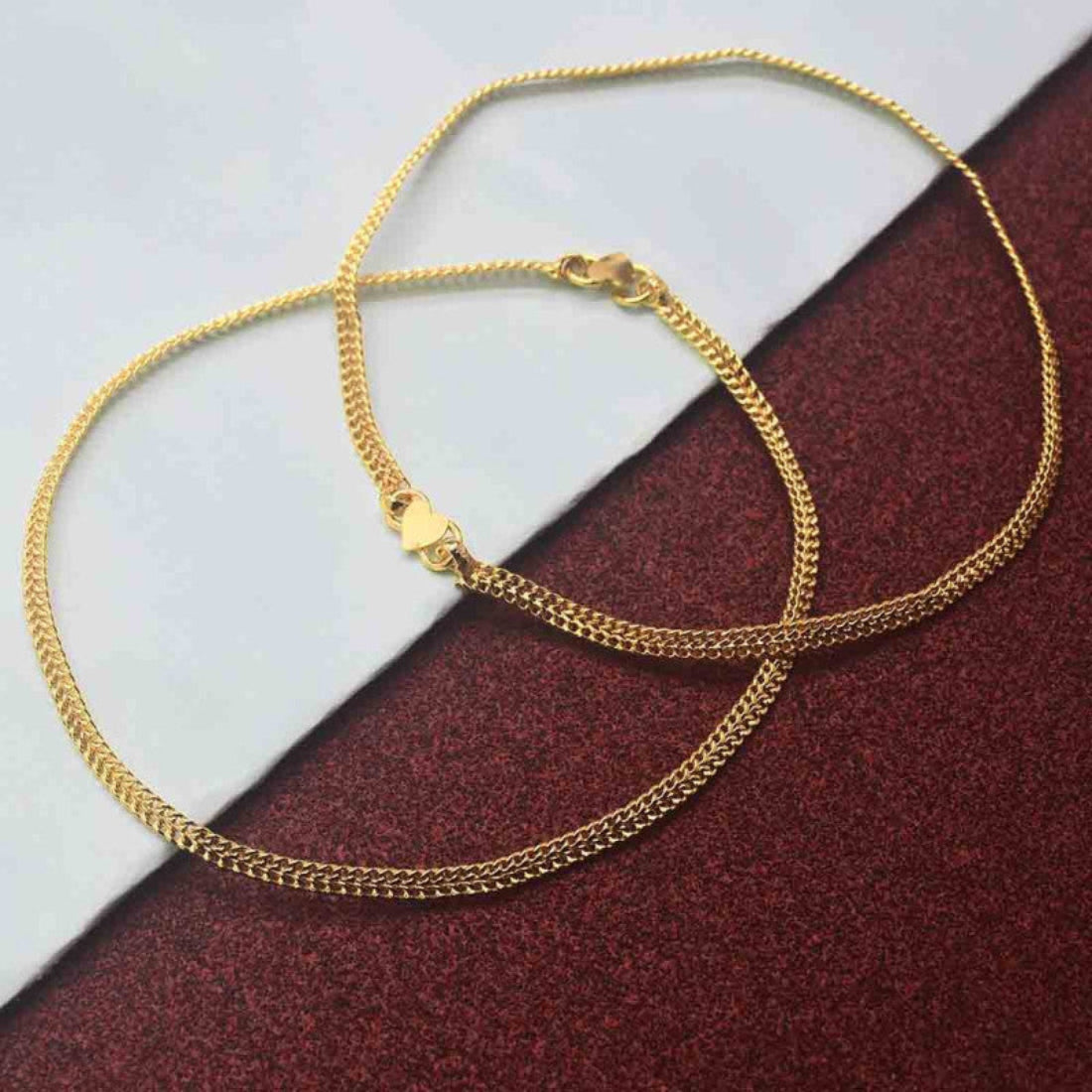stylish-gold-plated-flat-designer-chain-anklets