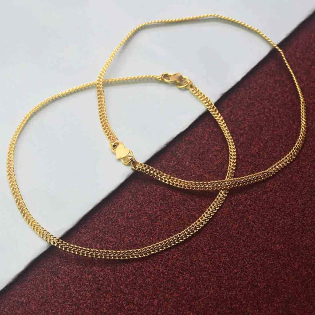 stylish-gold-plated-flat-designer-chain-anklets
