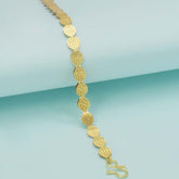 സ്റ്റൈലിഷ് ഗോൾഡ് പ്ലേറ്റഡ് ഒക്ടഗൺ ഡിസൈനർ ലേഡീസ് ബ്രേസ്ലെറ്റ്