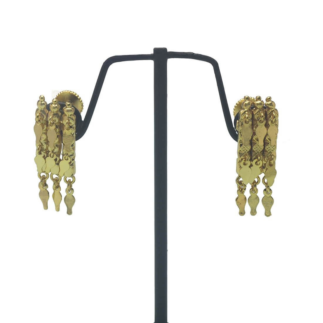 Traditional Gold Plated Elakkathali Studs - K Supreme