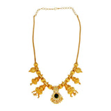 Traditional Gold Plated Lakshmi Pendants Necklace - K Supreme