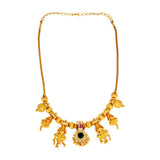Traditional Gold Plated Lakshmi Pendants Necklace - K Supreme