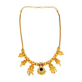 Traditional Gold Plated Lakshmi Pendants Necklace - K Supreme
