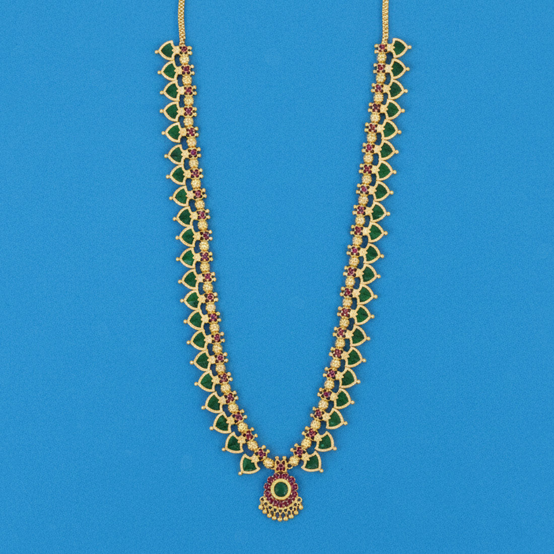 traditional-kerala-green-palakka-mala-long-haram