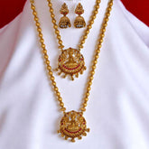 Traditional Matte Gold Plated Lakshmi Bridal Jewellery Set - KSupreme