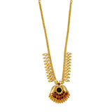 Traditional Pendant Gold Plated Pichimottu Necklace - K Supreme